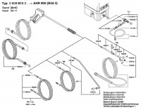 Bosch 0 600 813 003 AHR-800 High-Pressure-Cleaner Spare Parts